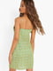 Сукня зелена з квітковим принтом | 6376065 | фото 2