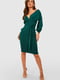 Платье-футляр зеленое | 6376080 | фото 3