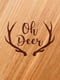 Доска для нарезки "Oh Deer" 30 см | 6376338 | фото 2