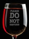 Келих для вина "Please do not disturb" | 6376593 | фото 3