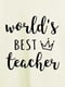 Подушка "World`s best teacher" | 6378463 | фото 4