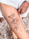 Тимчасове татуювання "Троянди в геометрії" А5 | 6380164 | фото 2
