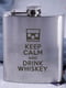 Фляга сталева "Keep calm and drink whiskey" | 6380376 | фото 2