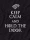 Футболка GoT "Keep calm and hold the door" мужская | 6380659 | фото 4