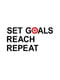 Футболка женская "Set Goals Reach Repeat" | 6380696 | фото 3