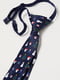 Краватка темно-синя з принтом | 6371544 | фото 2
