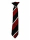 Краватка бордова в смужку | 6371830