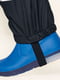 Полукомбинезон-дождевик на флисовой подкладке темно-синий | 6372084 | фото 4
