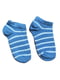 Носки короткие синие в полоску | 6372201