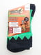 Шкарпетки середньої довжини зелені з малюнком | 6372218 | фото 2