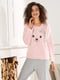 Свитшот пижамный плюшевый розовый | 6372279 | фото 2