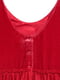 Платье красное бархатное на подкладке | 6372381 | фото 2
