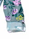 Платье-рубашка цвета хаки с цветочным принтом | 6372387 | фото 3