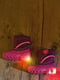 Сапоги-сноубутсы с подсветкой малиновые | 6372433 | фото 2