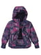 Термокуртка лыжная фиолетовая с принт | 6372733