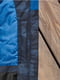 Термокуртка мембранная темно-синяя в принт | 6372764 | фото 4