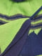 Шапка на флисовой подкладке сине-салатовая с надписью | 6373382 | фото 3