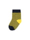 Шкарпетки бавовняні жовто-чорні в смужку | 6373478