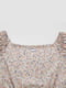 Блузка сіра в квітковий принт | 6382002 | фото 4