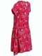 Платье розовое с принтом | 6374304 | фото 5