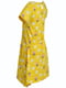 Платье желтое с рисунком | 6374305 | фото 2