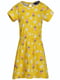 Платье желтое с рисунком | 6374305 | фото 3