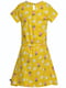Платье желтое с рисунком | 6374305 | фото 4