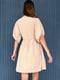 Платье А-силуэта бежевое | 6381556 | фото 3