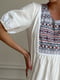 Сукня А-силуету молочного кольору | 6381569 | фото 2