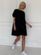 Сукня А-силуету чорна | 6381572 | фото 2