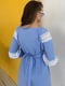 Сукня блакитна з бавовняним мереживом
 | 6381573 | фото 3