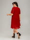 Платье А-силуэта красное | 6382554 | фото 4