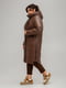 Пальто коричневе | 6382574 | фото 2