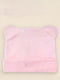 Шапка рожева в принт (38 розмір) | 6387696