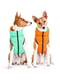 Курточка для собак Lumi двостороння салатово-жовтогаряча M40, що світиться. | 6388370 | фото 2