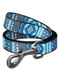 Нейлоновый поводок для собак Nylon с рисунком "Этно синий" 122 см 25 мм | 6388426