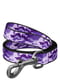 Нейлоновый поводок для собак Nylon с рисунком "Фиолетовый камо" 122 см 25 мм | 6388650