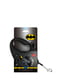 Поводок-рулетка с рисунком "Бэтмен Черный", размер XS, для собак до 12 кг, 3 м | 6388689 | фото 3