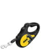 Повідець-рулетка з малюнком "Бетмен Жовтий", розмір S, для собак до 15 кг, 5 м | 6388694 | фото 2