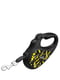 Повідець-рулетка з малюнком "Бетмен Візерунок", розмір XS, для собак до 12 кг, 3 м | 6388697 | фото 2