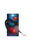 Повідець-рулетка з малюнком "Супермен Лого Червоний", розмір XS, для собак до 12 кг, 3 м | 6388701 | фото 3