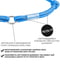 Шнурок для адресника із паракорду Smart ID, світловідбиваючий, 25-45 см 4 мм Синій | 6389109 | фото 5