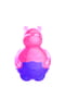 Іграшка для собак Suppa Puppa Бегемотик з пищалкою, рожевий, гума, 9 см | 6389298 | фото 2