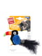 Іграшка для котів Melody chaser Тукан зі звуковим чіпом, текстиль, перо, 10 см | 6389306 | фото 3