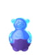 Игрушка для собак Suppa Puppa Мишка с пищалкой, синий, резина, 9 см | 6389313 | фото 2