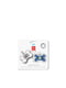 Адресник для собак і котів металевий Smart ID з QR паспортом, малюнок "Водяні лілії", кістка, 40х28 мм | 6389350 | фото 5