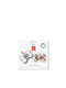 Адресник для собак и котов металлический c QR паспортом, рисунок "Камо разноцветный", кость, 40х28 мм | 6389355 | фото 5