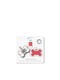 Адресник для собак і котів металевий з QR паспортом, малюнок "Горох", кістка, 40х28 мм | 6389357 | фото 5