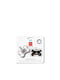 Адресник для собак і котів металевий з QR паспортом, малюнок "Коти", кістка, 40х28 мм | 6389364 | фото 5