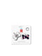 Адресник для собак і котів металевий з QR паспортом, малюнок "Всесвіт пончиків", кістка, 40х28 мм | 6389366 | фото 5
